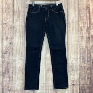 Levi's Women's Jeans Size 29‎ Blue Modern Rise Straight Leg Demi Curve Skinny